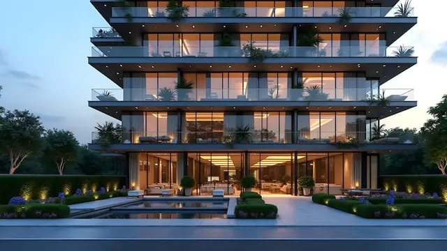 Artist's impression of a senior living community, shown for Serene Idigarai