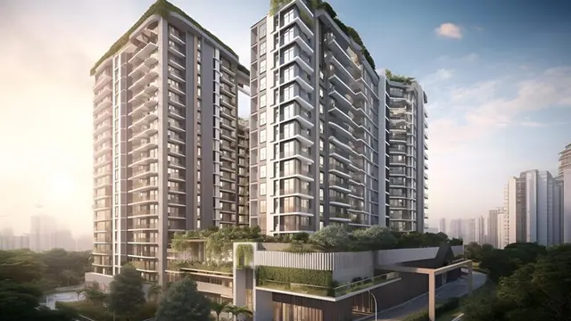 Artist's impression of a senior living community, shown for Serene Elderflower