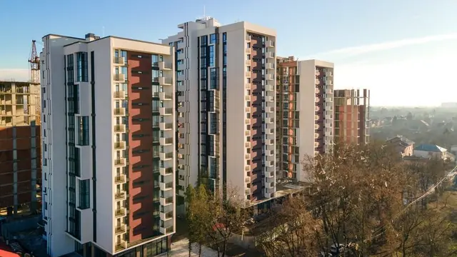 Artist's impression of a senior living community, shown for Serene Urbana