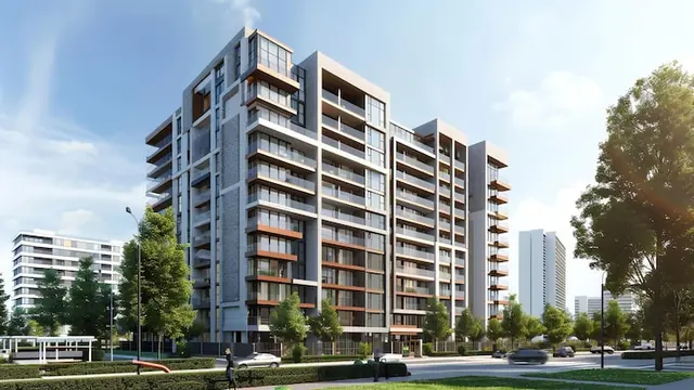 Artist's impression of a senior living community, shown for Serene Bilvani One