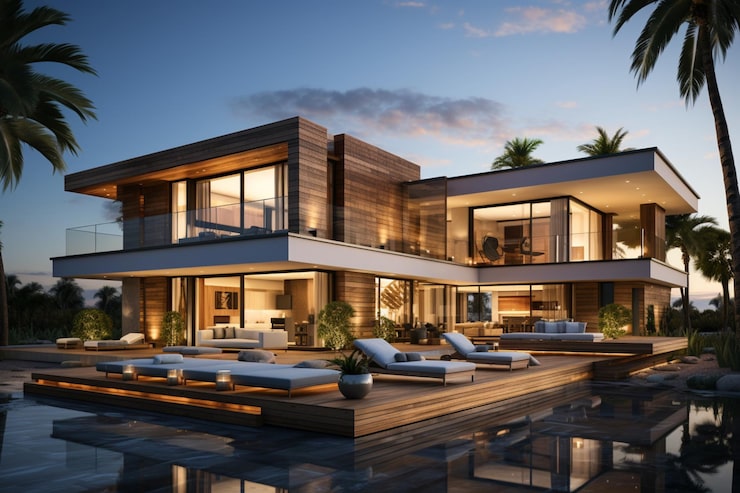 Artist's impression of a senior living community, shown for Serene Shenbagam